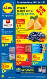 Gazetka promocyjna Lidl - GAZETKA - Gazetka - ważna od 21.01 do 21.01.2026 - strona 1 - produkty: Mięso mielone, Mięso mielone z łopatki wieprzowej, Ser, Mlekovita, Pomarańcze, PIKOK, Deser, Masło, Merci, Mięso, Mleko