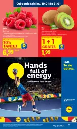 Gazetka promocyjna Lidl - GAZETKA - Gazetka - ważna od 21.01 do 21.01.2026 - strona 25 - produkty: Gra, Kiwi, Maliny
