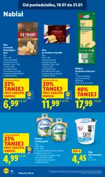 Gazetka promocyjna Lidl - GAZETKA - Gazetka - ważna od 21.01 do 21.01.2026 - strona 46 - produkty: Serek puszysty, Cheddar, Ser, Kawa, Serek, Pilos, Gouda, Almette
