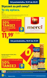 Gazetka promocyjna Lidl - GAZETKA - Gazetka - ważna od 21.01 do 21.01.2026 - strona 6 - produkty: Makaron, Merci