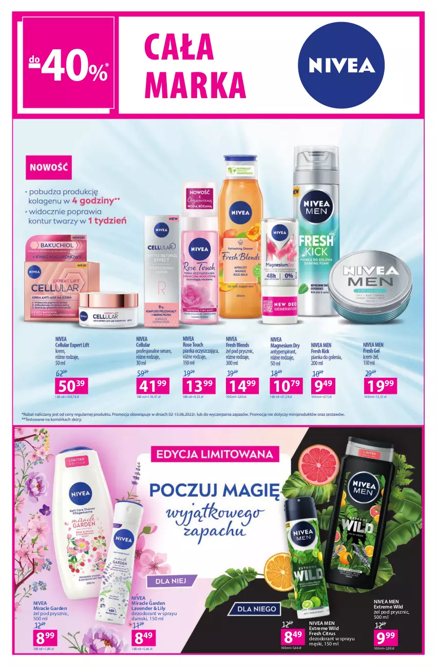 Gazetka promocyjna Hebe - Gazetka - ważna 02.06 do 15.06.2022 - strona 5 - produkty: Dezodorant, Nivea, Nivea Men