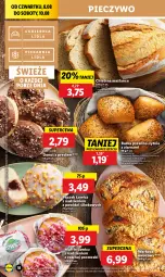 Gazetka promocyjna Lidl - GAZETKA - Gazetka - ważna od 10.08 do 10.08.2024 - strona 22 - produkty: Piec, Pączek, Por, Koc, Precle, Pieczywo, Chleb, Donut, Bułka