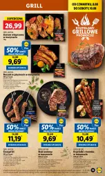 Gazetka promocyjna Lidl - GAZETKA - Gazetka - ważna od 10.08 do 10.08.2024 - strona 23 - produkty: Stek wołowy, Stek, Boczek, Grill