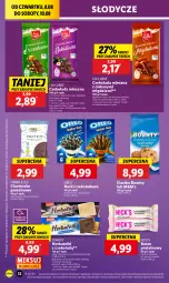 Gazetka promocyjna Lidl - GAZETKA - Gazetka - ważna od 10.08 do 10.08.2024 - strona 38 - produkty: Ciastka, Ser, Bounty, Czekolada mleczna, Herbatniki, Czekolada, Rurki, Baton, Deser, Wino, Masło, Oreo, Masło orzechowe