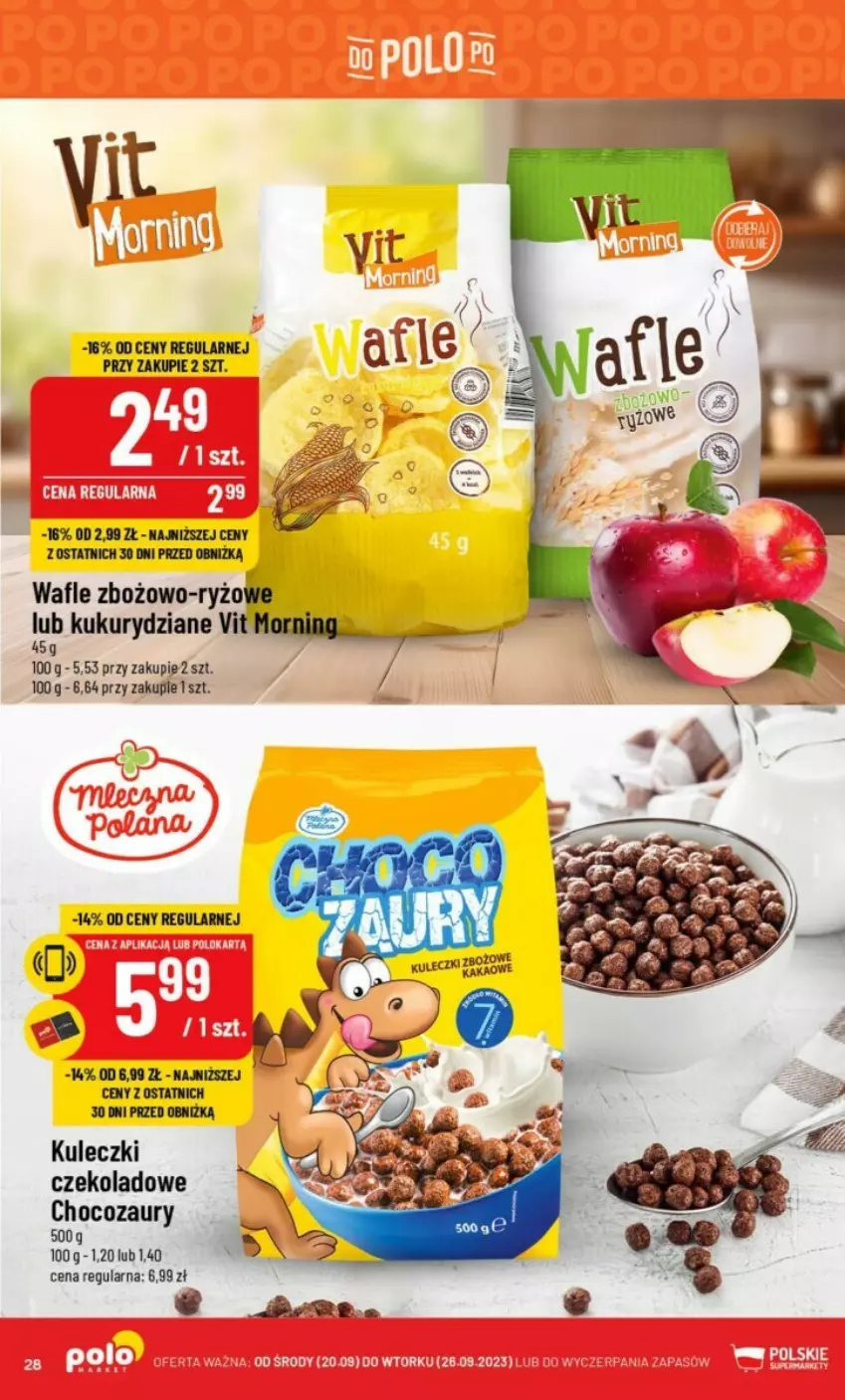 Gazetka promocyjna PoloMarket - ważna 20.09 do 26.09.2023 - strona 21 - produkty: Ryż, Wafle