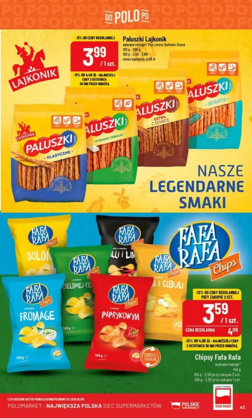 Gazetka promocyjna PoloMarket - ważna 20.09 do 26.09.2023 - strona 38 - produkty: Chipsy, Fa