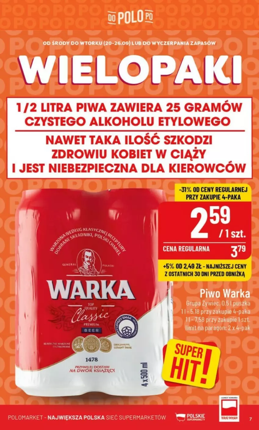 Gazetka promocyjna PoloMarket - ważna 20.09 do 26.09.2023 - strona 56 - produkty: Gra, Piec, Piwa