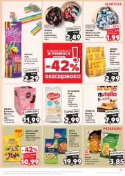 Gazetka promocyjna Kaufland - Gazetka tygodnia - Gazetka - ważna od 17.04 do 17.04.2024 - strona 65 - produkty: Nutella, Królewskie Mleczko, Cukier, Królewski, Mieszanka studencka, Dr Gerard, Chipsy, Cukierki czekoladowe, Wawel, Herbatniki, Mleczko, Rurki, Ferrero, Felix, Cukierki, Bakalland