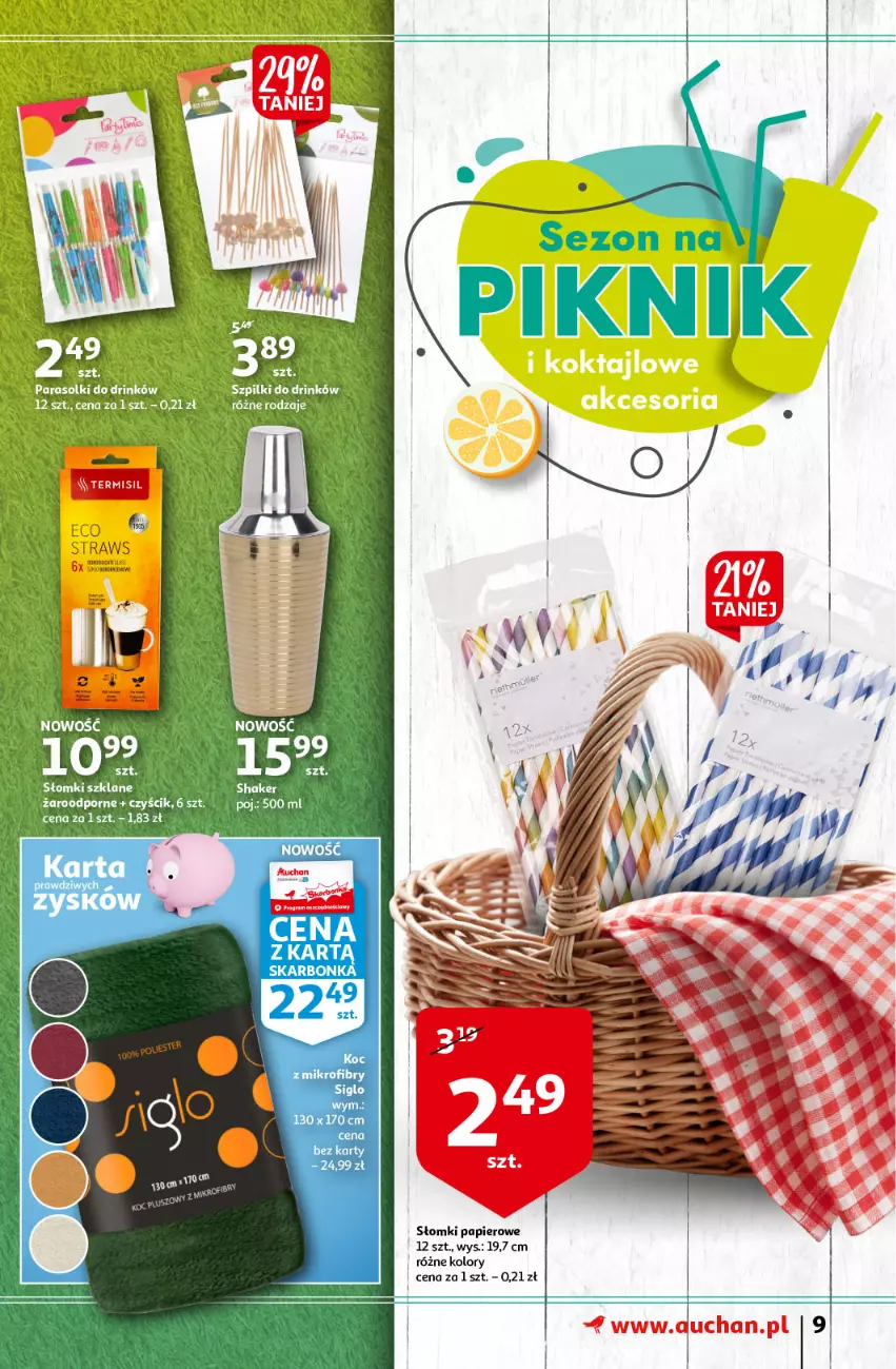 Gazetka promocyjna Auchan - Sezon na lato Supermarkety - ważna 01.07 do 07.07.2021 - strona 9 - produkty: Papier, Woda