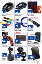 Gazetka promocyjna Auchan - Sezon na lato Supermarkety - Gazetka - ważna od 07.07 do 07.07.2021 - strona 31 - produkty: Kamera internetowa, Top, Gry, Gra, Acer, Pendrive, Głośnik, Mikrofon, Dysk przenośny, Sencor, LANA, Podkładka, Kamera, Kontroler, Mysz, Waga, Manta, PLATINET, Smartfon, Podkład