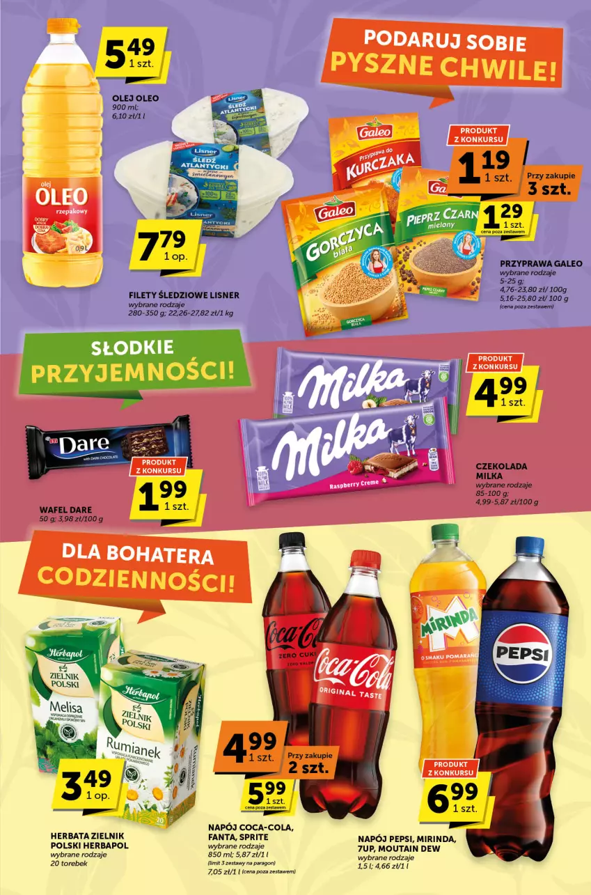 Gazetka promocyjna ABC - ważna 19.09 do 01.10.2024 - strona 3 - produkty: Coca-Cola, Fa, Fanta, Herbapol, Herbata, Mirinda, Napój, Pepsi, Sprite