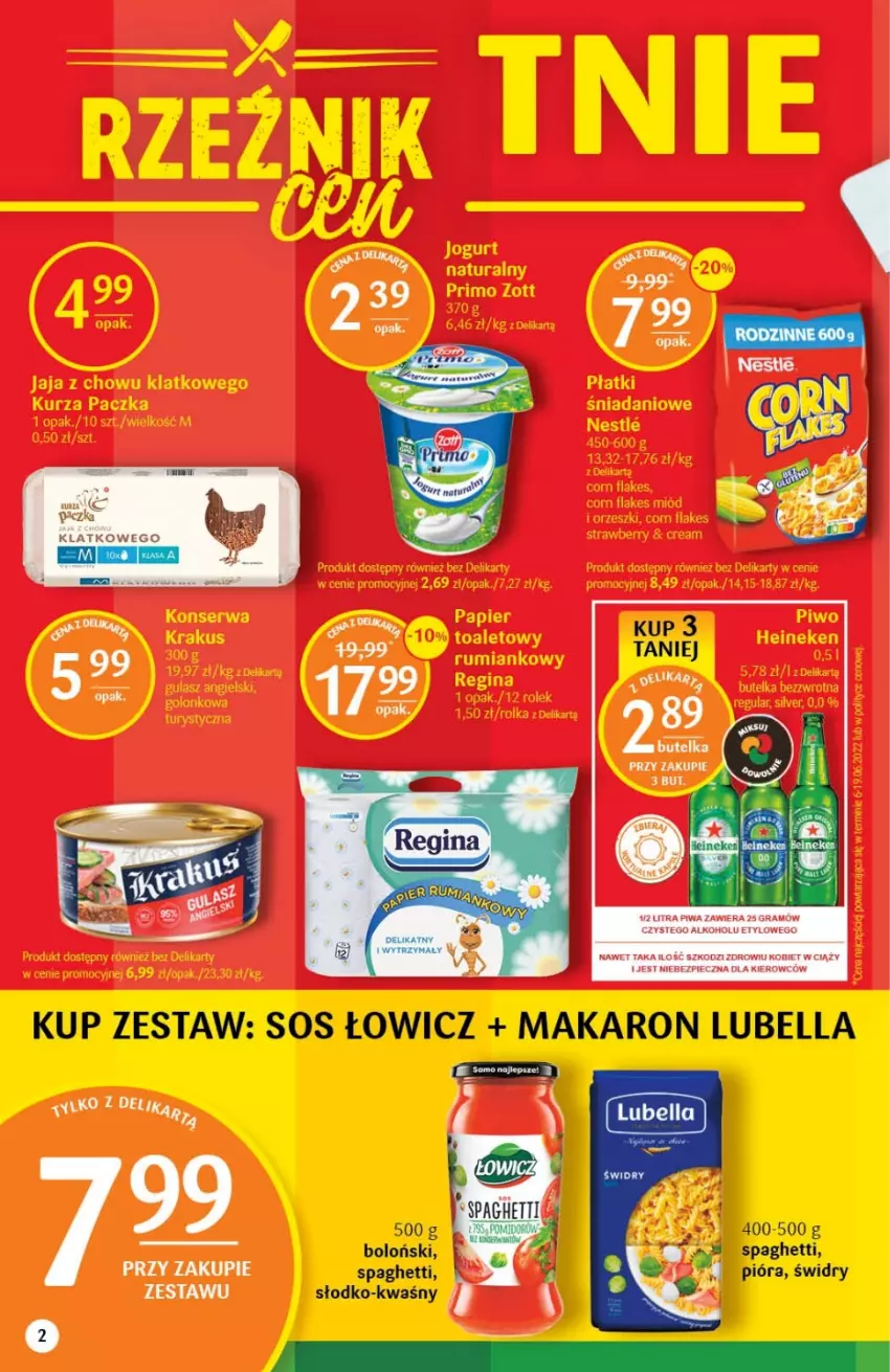 Gazetka promocyjna Delikatesy Centrum - Gazetka DC30 - ważna 04.08 do 10.08.2022 - strona 2 - produkty: Spaghetti