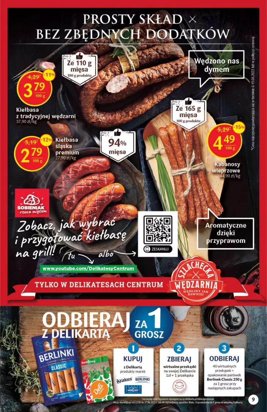 Gazetka promocyjna Delikatesy Centrum - Gazetka DC30 - ważna 04.08 do 10.08.2022 - strona 9 - produkty: Berlinki, Kiełbasa, Rum