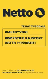 Gazetka promocyjna Netto - Akcesoria i dodatki - Gazetka - ważna od 14.02 do 14.02.2024 - strona 1 - produkty: Top, Gra, Rajstopy, Gatta