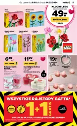 Gazetka promocyjna Netto - Akcesoria i dodatki - Gazetka - ważna od 14.02 do 14.02.2024 - strona 5 - produkty: Top, Ser, Gra, Bols, Bolsius, Rajstopy, LEGO, Gatta, Klocki