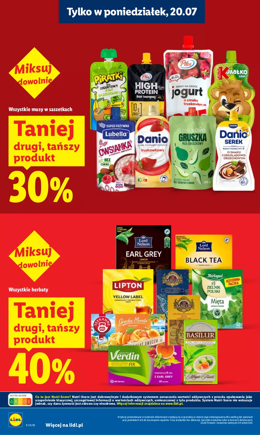 Gazetka promocyjna Lidl - Gazetka ważna od 20.07 do 22.07 - ważna 20.07 do 22.07.2026 - strona 20 - produkty: Mus