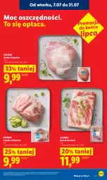 Gazetka promocyjna Lidl - Gazetka ważna od 20.07 do 22.07 - Gazetka - ważna od 22.07 do 22.07.2026 - strona 11 - produkty: Szynka wieprzowa, Boczek bez kości, Szynka, Boczek