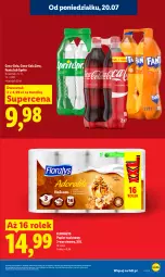 Gazetka promocyjna Lidl - Gazetka ważna od 20.07 do 22.07 - Gazetka - ważna od 22.07 do 22.07.2026 - strona 17 - produkty: Papier, Coca-Cola, Papier toaletowy, Fanta, Flora, Sprite, Fa