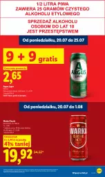 Gazetka promocyjna Lidl - Gazetka ważna od 20.07 do 22.07 - Gazetka - ważna od 22.07 do 22.07.2026 - strona 23 - produkty: Gra, Warka