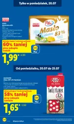 Gazetka promocyjna Lidl - Gazetka ważna od 20.07 do 22.07 - Gazetka - ważna od 22.07 do 22.07.2026 - strona 4 - produkty: Mlekovita, Pilos, Kubek, Masło, Mleko