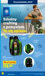 Gazetka promocyjna Lidl - Gazetka ważna od 20.07 do 22.07 - Gazetka - ważna od 22.07 do 22.07.2026 - strona 42 - produkty: Minecraft, Plecak