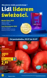 Gazetka promocyjna Lidl - Gazetka ważna od 20.07 do 22.07 - Gazetka - ważna od 22.07 do 22.07.2026 - strona 46 - produkty: Warzywa, Laur, Owoce, Olej, Pomidory