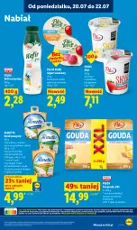 Gazetka promocyjna Lidl - Gazetka ważna od 20.07 do 22.07 - Gazetka - ważna od 22.07 do 22.07.2026 - strona 61 - produkty: Serek puszysty, Ser, Pur, Jogurt owocowy, Jogurt, Kefir naturalny, Serek, Pilos, Gouda, Kefir, Almette