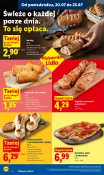 Gazetka promocyjna Lidl - Gazetka ważna od 20.07 do 22.07 - Gazetka - ważna od 22.07 do 22.07.2026 - strona 64 - produkty: Mozzarella, Piec, Pasztecik z pieczarkami, Ser, Por, Gra, Hot dog, Rust, Prosciutto, Pesto, Bagietka, Pieczarka, Orka, Grafika