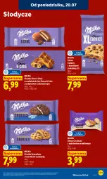 Gazetka promocyjna Lidl - Gazetka ważna od 20.07 do 22.07 - Gazetka - ważna od 22.07 do 22.07.2026 - strona 87 - produkty: Ciastka, Sati, Kawa, Croissant, Milka