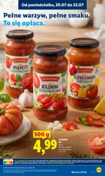 Gazetka promocyjna Lidl - Gazetka ważna od 20.07 do 22.07 - Gazetka - ważna od 22.07 do 22.07.2026 - strona 89 - produkty: Sos, Gra, Spaghetti, Grafika