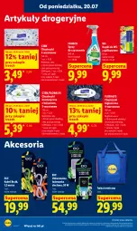 Gazetka promocyjna Lidl - Gazetka ważna od 20.07 do 22.07 - Gazetka - ważna od 22.07 do 22.07.2026 - strona 98 - produkty: Frosch, Spray do czyszczenia, Warka, Chusteczki kosmetyczne, Torba, Chusteczki, Flora