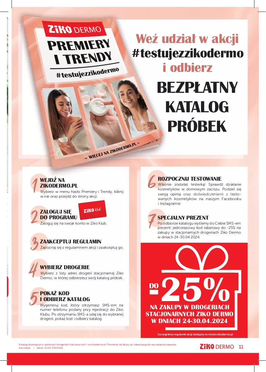 Gazetka promocyjna Ziko - Gazetka Ziko Dermo - ważna 21.03 do 03.04.2024 - strona 11 - produkty: Dres, Fa, Gra, Telefon