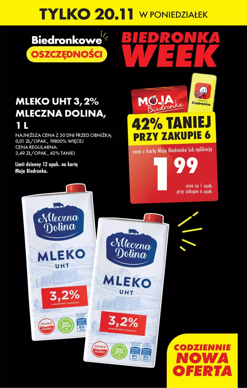 Gazetka promocyjna Biedronka - Od poniedzialku - ważna 20.11 do 25.11.2023 - strona 3 - produkty: Dron, Mleko