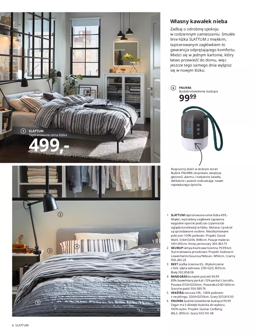 Gazetka promocyjna Ikea - Sypialnie - ważna 01.01 do 31.07.2021 - strona 6 - produkty: Biurko, Komplet pościeli, Lampa, Lampa biurkowa, Malm, Materac, Olej, Płyta, Płyta wiórowa, Pojemnik, Pojemnik na ubrania, Por, Pościel, Poszewka, Rama, Rama łóżka, Ser, Stolik, Szafka, Tera, Teva, Ubrania, Waga, Wełna, Zagłówek