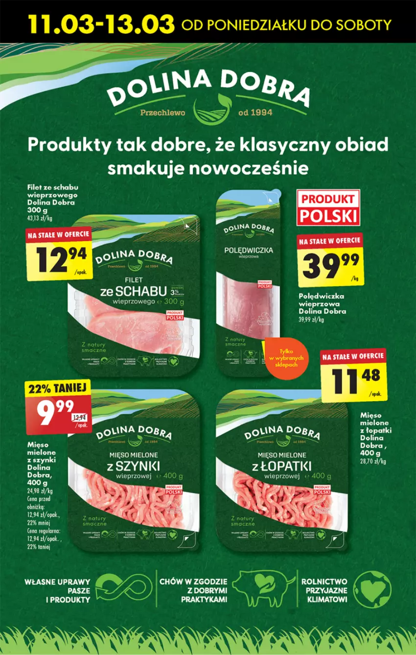 Gazetka promocyjna Biedronka - Od poniedzialku - ważna 11.03 do 16.03.2024 - strona 25 - produkty: Mięso, Mięso mielone, Polędwiczka wieprzowa