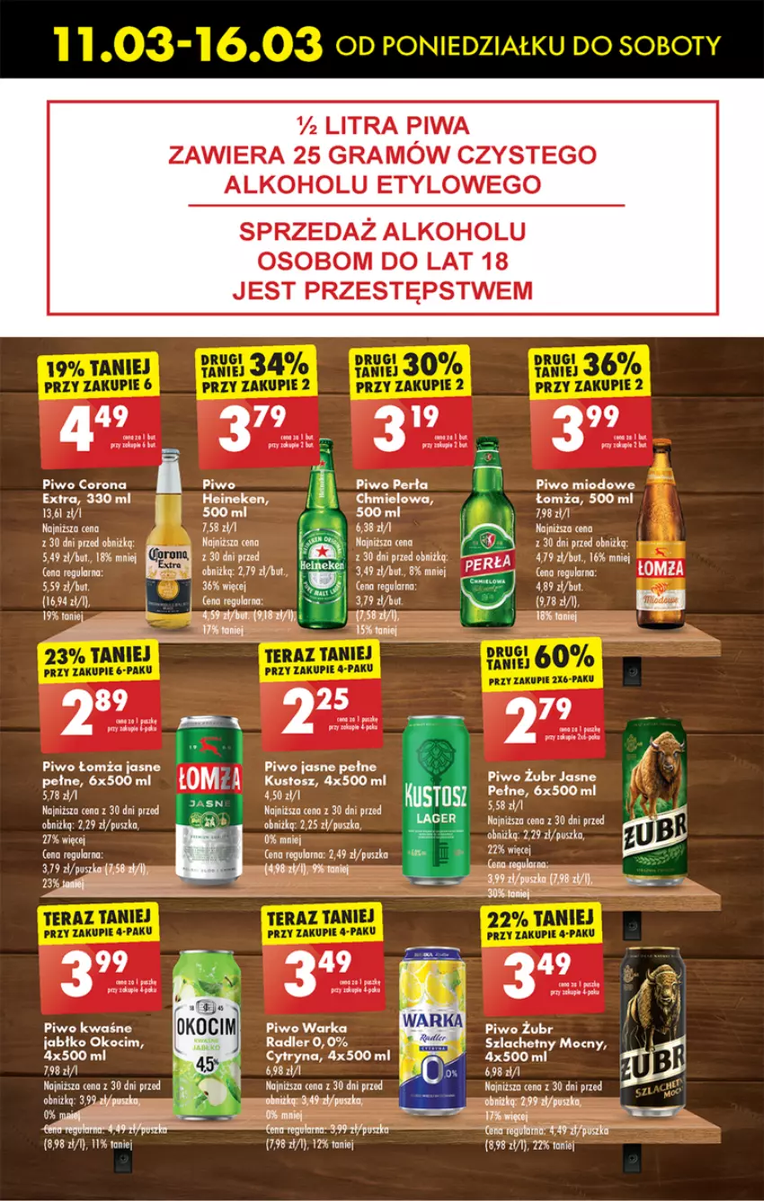 Gazetka promocyjna Biedronka - Od poniedzialku - ważna 11.03 do 16.03.2024 - strona 51 - produkty: Gra, Heineken, Koc, Okocim, Piwa, Piwo, Por, Radler, Znicz