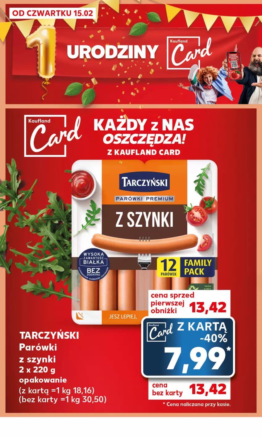 Gazetka promocyjna Kaufland - Mocny Start - ważna 19.02 do 21.02.2024 - strona 6 - produkty: Parówki, Parówki z szynki, Tarczyński