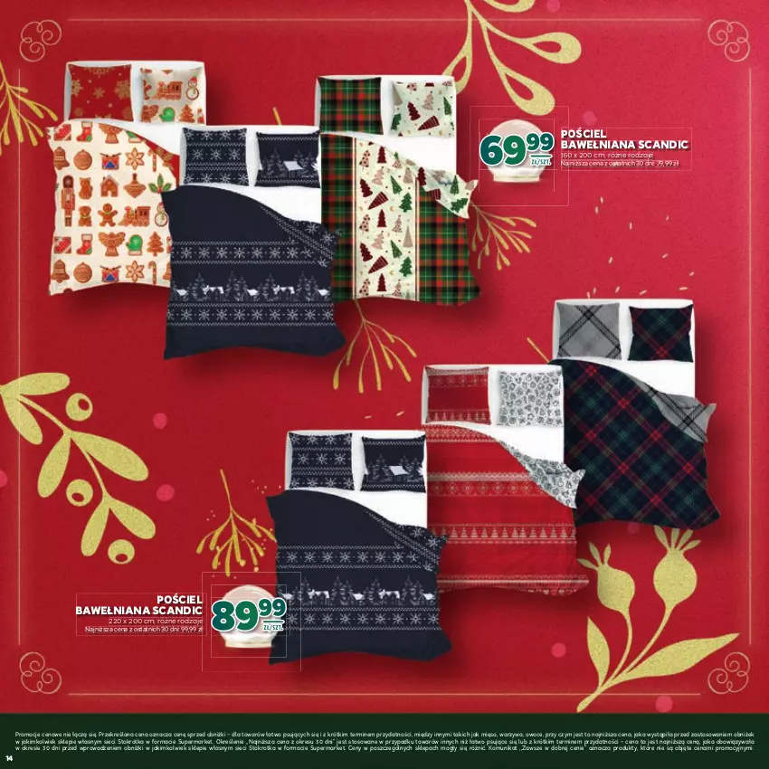 Gazetka promocyjna Stokrotka - Katalog Boże Narodzenie! - ważna 11.12 do 29.12.2025 - strona 14 - produkty: Mięso, Owoce, Pościel, Warzywa