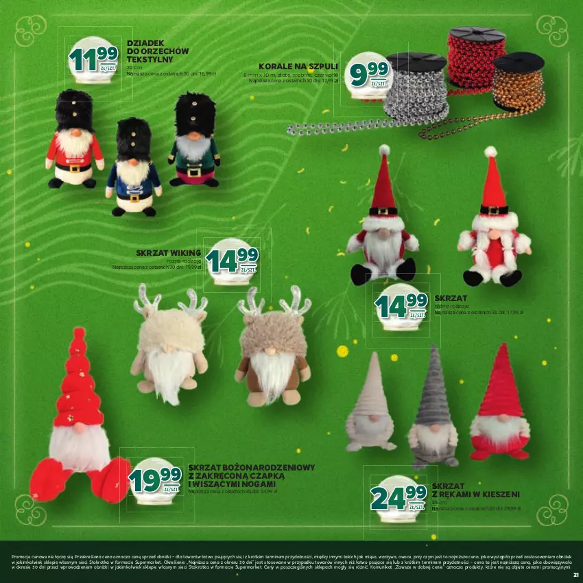 Gazetka promocyjna Stokrotka - Katalog Boże Narodzenie! - ważna 11.12 do 29.12.2025 - strona 21 - produkty: Dziadek do orzechów, Mięso, Owoce, Skrzat, Warzywa