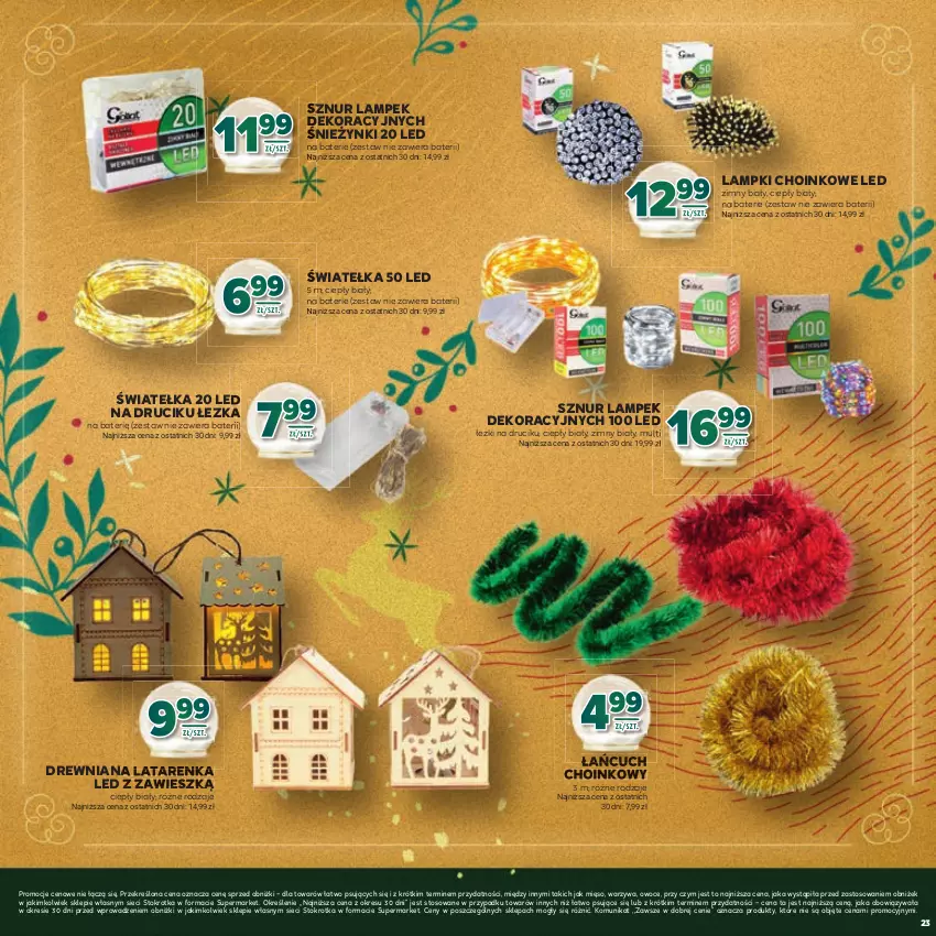 Gazetka promocyjna Stokrotka - Katalog Boże Narodzenie! - ważna 11.12 do 29.12.2025 - strona 23 - produkty: Latarenka, Latarenka LED, Mięso, Owoce, Warzywa