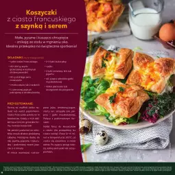 Gazetka promocyjna Stokrotka - Katalog Boże Narodzenie! - Gazetka - ważna od 29.12 do 29.12.2025 - strona 52 - produkty: Mozzarella, Piec, Cebula, Ciasto francuskie, Warzywa, Ser, Sól, Rum, Mus, Jogurt, Szal, Kosz, Muffinki, Pieprz, Nuty, Owoce, Natka pietruszki, Mięso, Fa