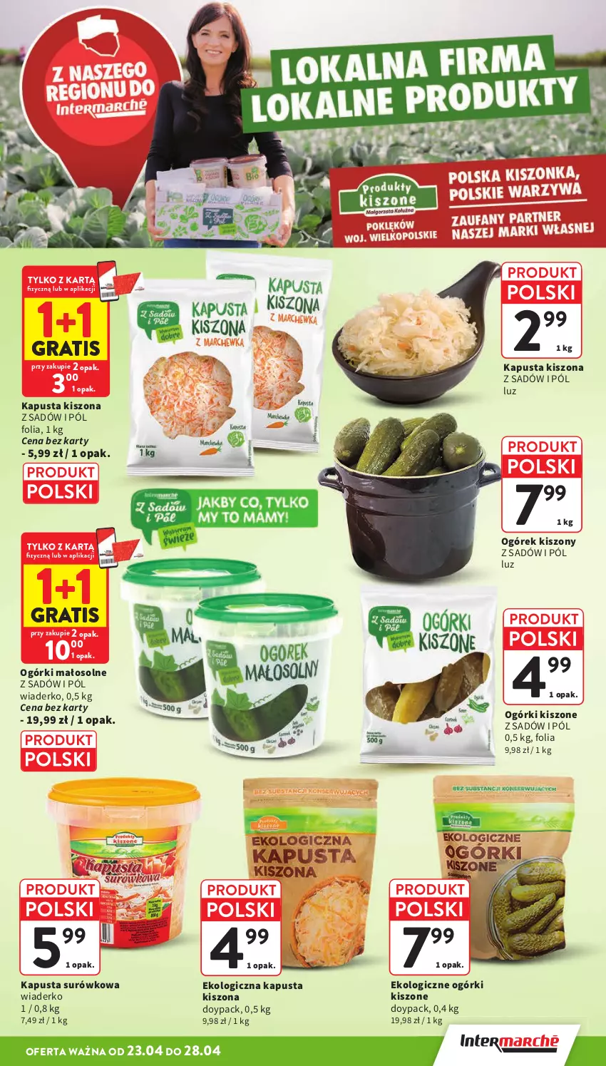 Gazetka promocyjna Intermarche - Gazetka Intermarche - ważna 23.04 do 28.04.2026 - strona 23 - produkty: Gra, Ogórek
