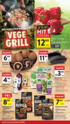 Gazetka promocyjna Intermarche - Gazetka Intermarche - Gazetka - ważna od 28.04 do 28.04.2026 - strona 10 - produkty: Piec, Cebula, Por, Bell, Papryka czerwona, Papryka, Sałat, Portobello, Pieczarka, Burger, Roślinne kiełbaski, Kaszanka, Kasza, Szpinak, Roślinny burger