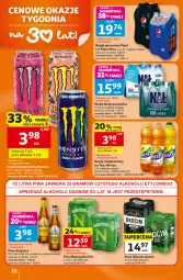 Gazetka promocyjna Auchan - Gazetka 30 Lat Hipermarket Auchan - Gazetka - ważna od 29.07 do 29.07.2026 - strona 22 - produkty: Piwo, Książęce, Nałęczowianka, Koc, Pepsi max, Namysłów, Pepsi, Napój gazowany, Napój niegazowany, Woda, Okocim, Napój, Nestea