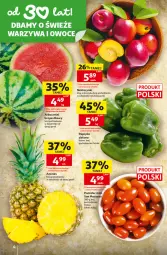 Gazetka promocyjna Auchan - Gazetka 30 Lat Hipermarket Auchan - Gazetka - ważna od 29.07 do 29.07.2026 - strona 4 - produkty: Warzywa, Papryka, Warzywa i owoce, Ananas, Kosz, Owoce, Arbuz