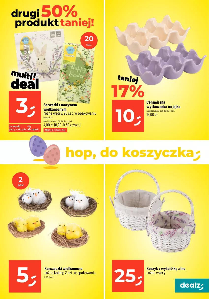 Gazetka promocyjna Dealz - MAKE A DEALZ - ważna 21.03 do 27.03.2024 - strona 17 - produkty: Kosz, Ser, Serwetki