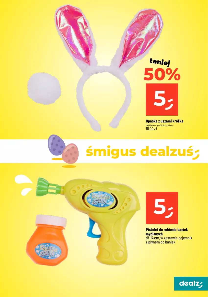 Gazetka promocyjna Dealz - MAKE A DEALZ - ważna 21.03 do 27.03.2024 - strona 19 - produkty: Królik, Opaska, Pistolet, Pojemnik