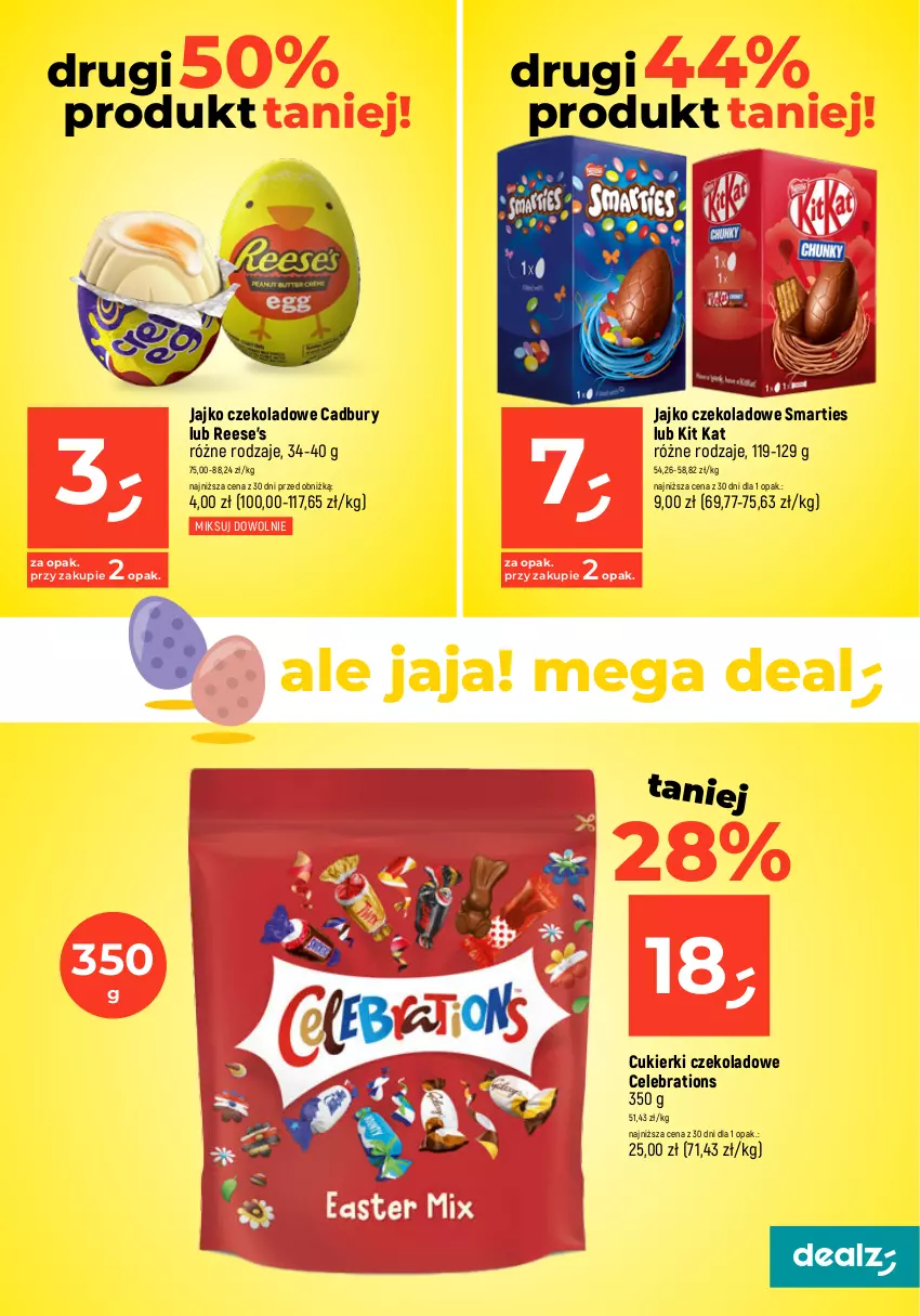 Gazetka promocyjna Dealz - MAKE A DEALZ - ważna 21.03 do 27.03.2024 - strona 5 - produkty: Cukier, Cukierki, Cukierki czekoladowe, Gra, Jaja, Kit Kat, Praliny