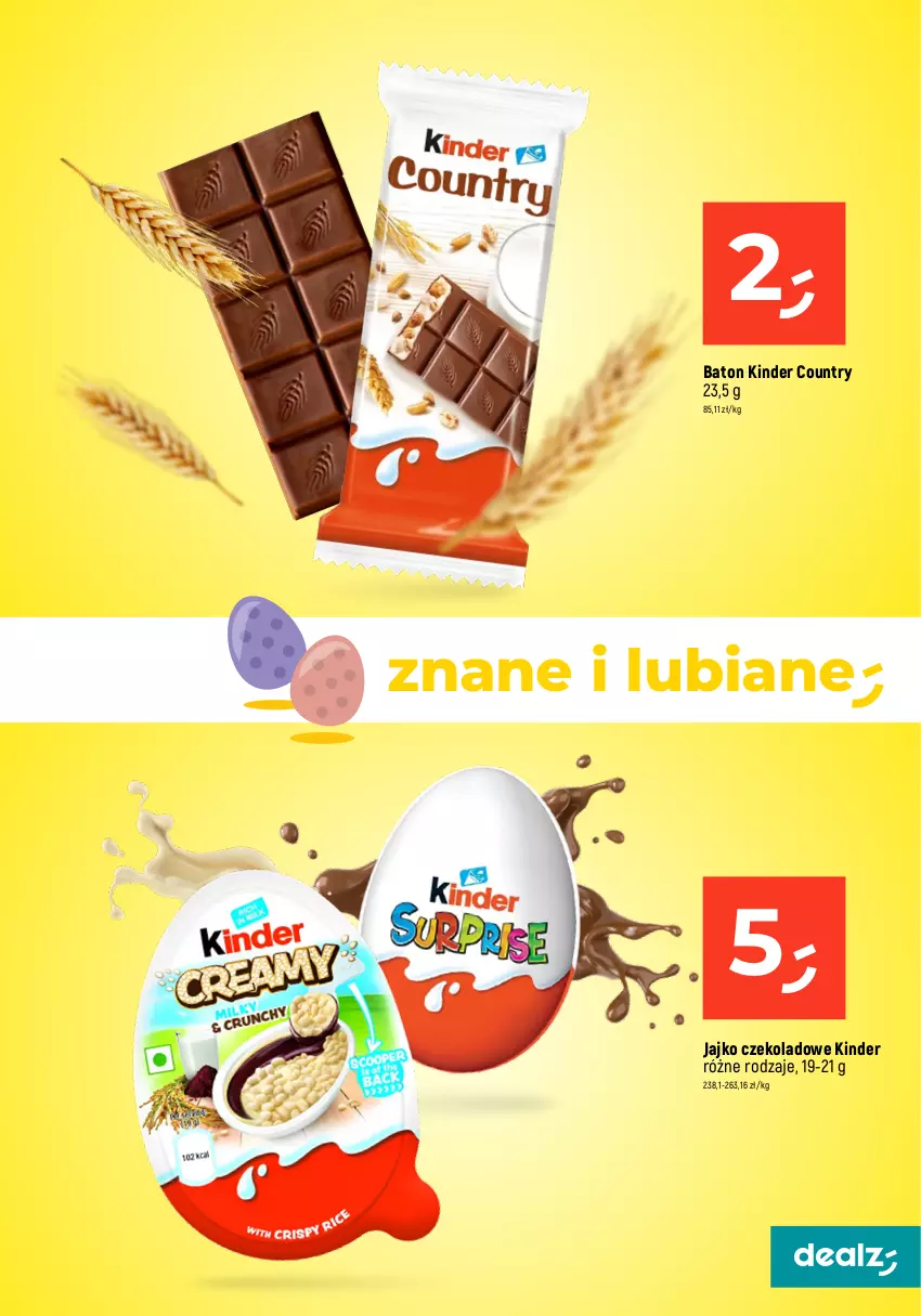 Gazetka promocyjna Dealz - MAKE A DEALZ - ważna 21.03 do 27.03.2024 - strona 7 - produkty: Baton, Kinder