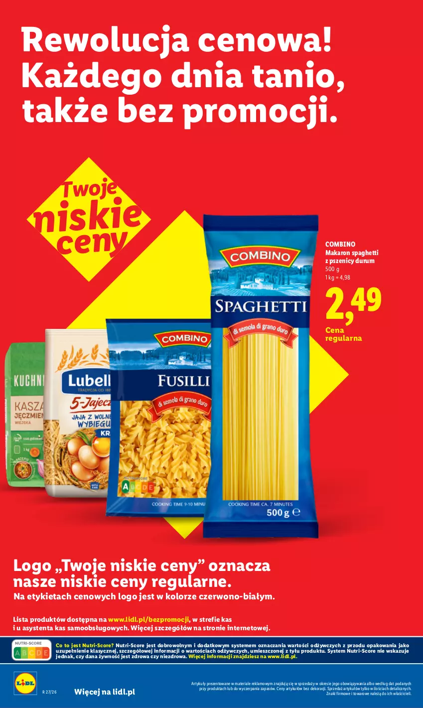 Gazetka promocyjna Lidl - Rewolucja cenowa! - ważna 21.08 do 30.09.2026 - strona 18 - produkty: Makaron, Rum, Spaghetti